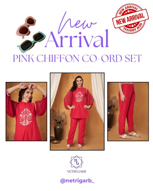 💗 Soft in color. Strong in style. Effortlessly beautiful.
Introducing our Pink Chiffon Front Zipper Co-ord Set — designed to flow with grace, comfort, and modern charm ✨

From breezy chiffon fabric to a stylish front zipper, this set is perfect for chic everyday glam and elegant outings.

📏 Sizes Available: M, L, XL, 2XL
🛍 Shop now: https://netrigarb.com/product/pink-cotton-front-zipper-co-ord-set/

📲 WhatsApp to order: +91 9056920701

Tell us in the comments — would you wear this for a brunch date or a day out? 👇
#NetriGarb #PinkCoordSet #ModernEthnic #ChiffonEdit #WearNg